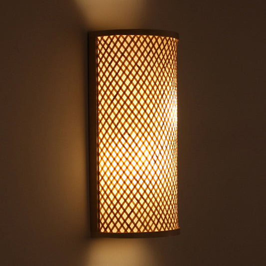 Bamboo And Wood Special Wall Lamp