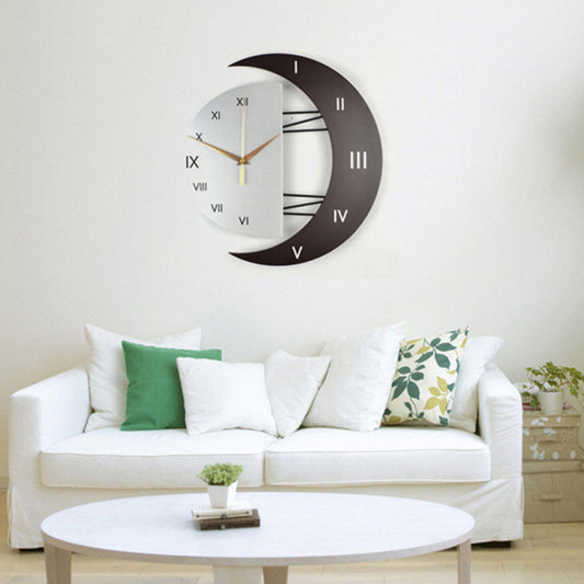 Moon Art wall clock