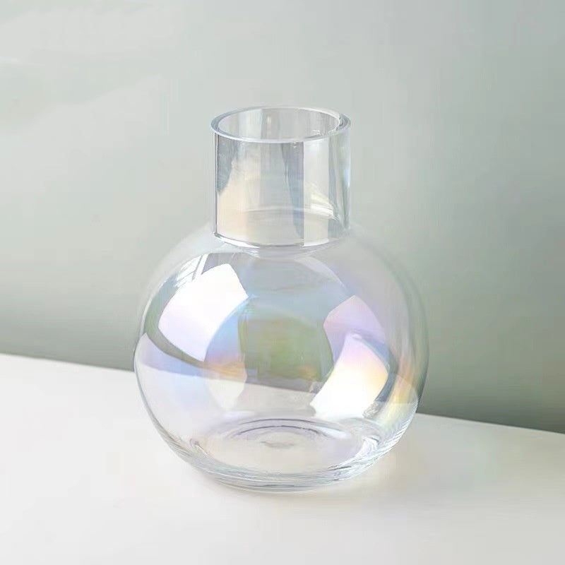 Transparent Hydroponic Flower Vase